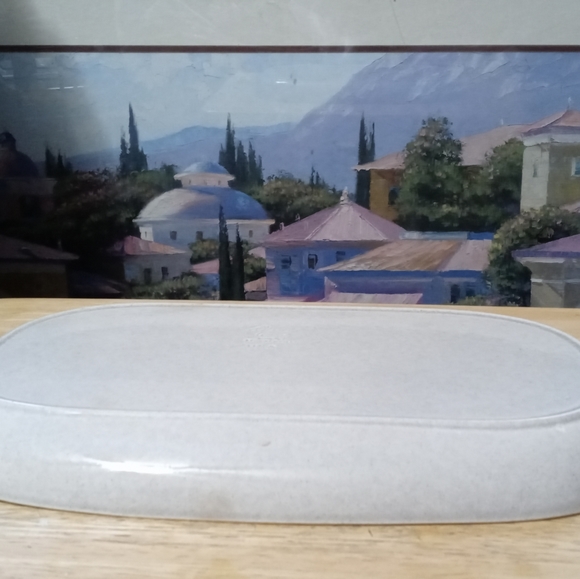 Vintage Russel Wright Steubenville Serving Grey Granite Platter.🍱Nice Gift.🎁🏇 - Picture 9 of 10